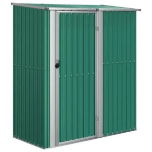 Capanno da Giardino | Rimessa da Giardino | Casetta da Giardino Verde 180,5x97x209,5 cm in Acciaio Zincato CFW86392